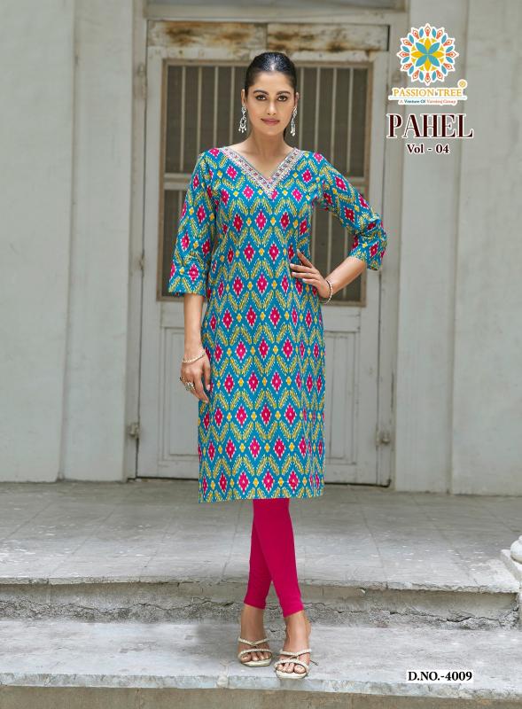 Passion tree pahel vol-4 best wholesale market for kurtis
